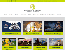 Tablet Screenshot of infinityparkatglendale.com